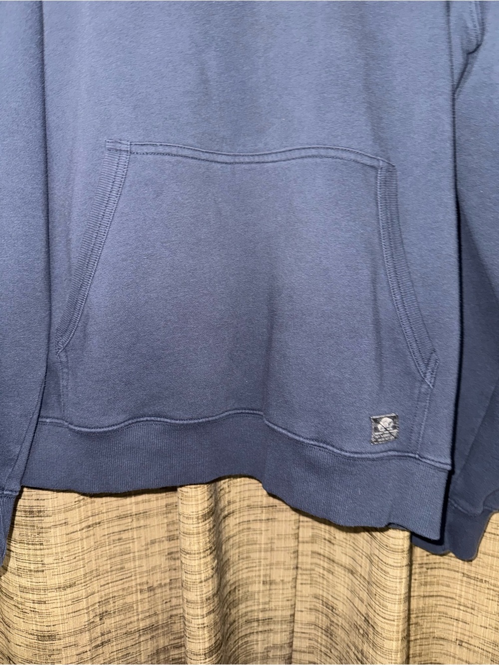 Vans Men's Navy Logo Hoodie in navy - Picture 3 of 6